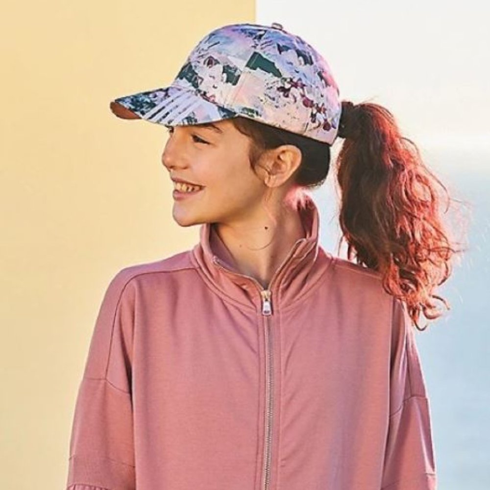 NEW Justice Floral Baseball Cap Girls - Picture 3 of 6